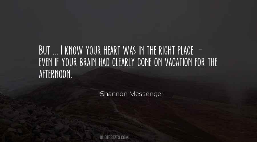 Shannon Messenger Quotes #1233421