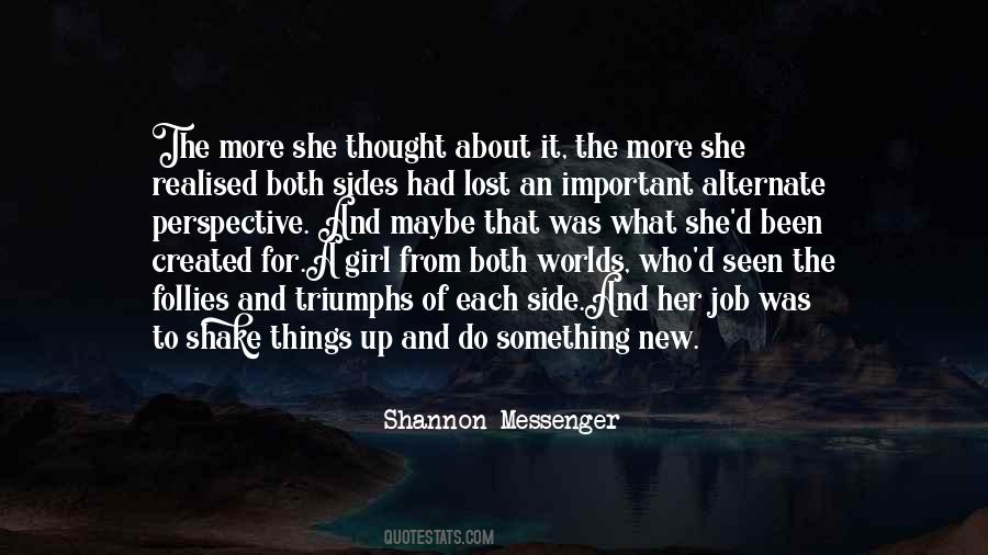Shannon Messenger Quotes #32821