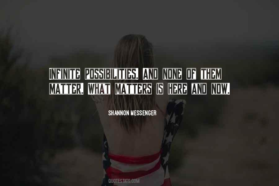 Shannon Messenger Quotes #7665