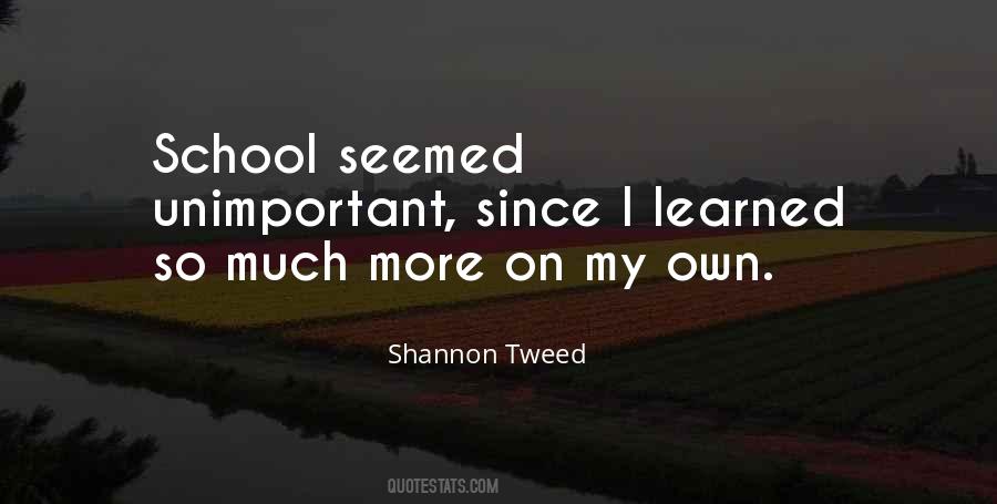 Shannon Tweed Quotes #1216806