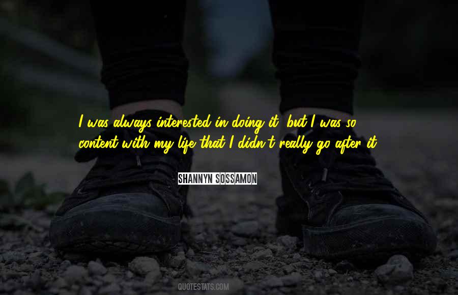 Shannyn Sossamon Quotes #180013