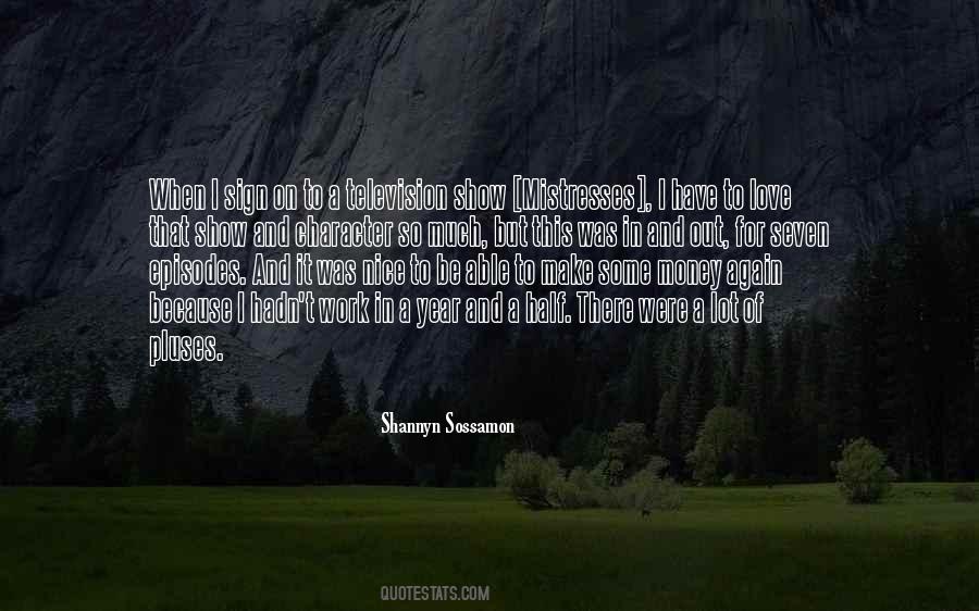 Shannyn Sossamon Quotes #189178