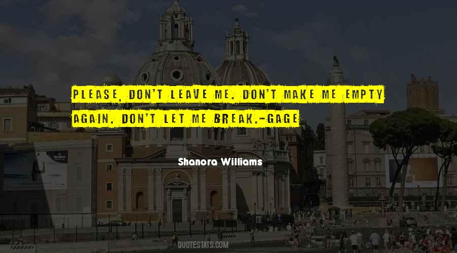 Shanora Williams Quotes #1775191