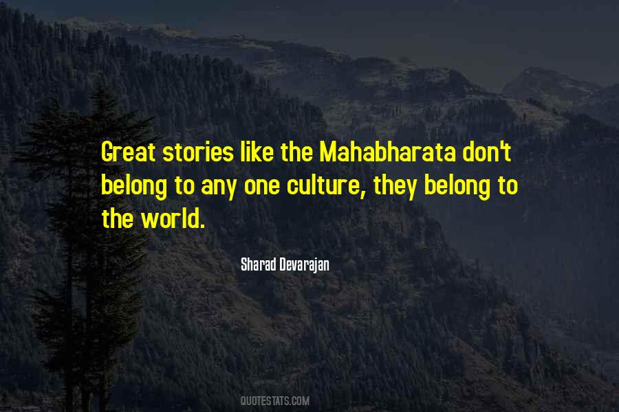 Sharad Devarajan Quotes #640364