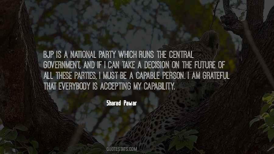 Sharad Pawar Quotes #312396