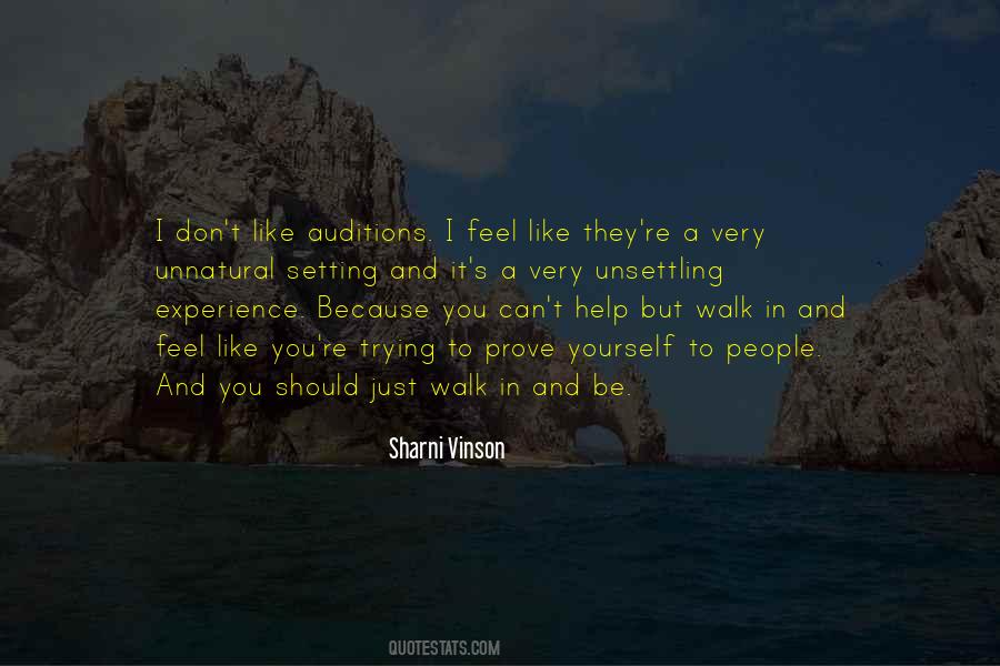 Sharni Vinson Quotes #1413856