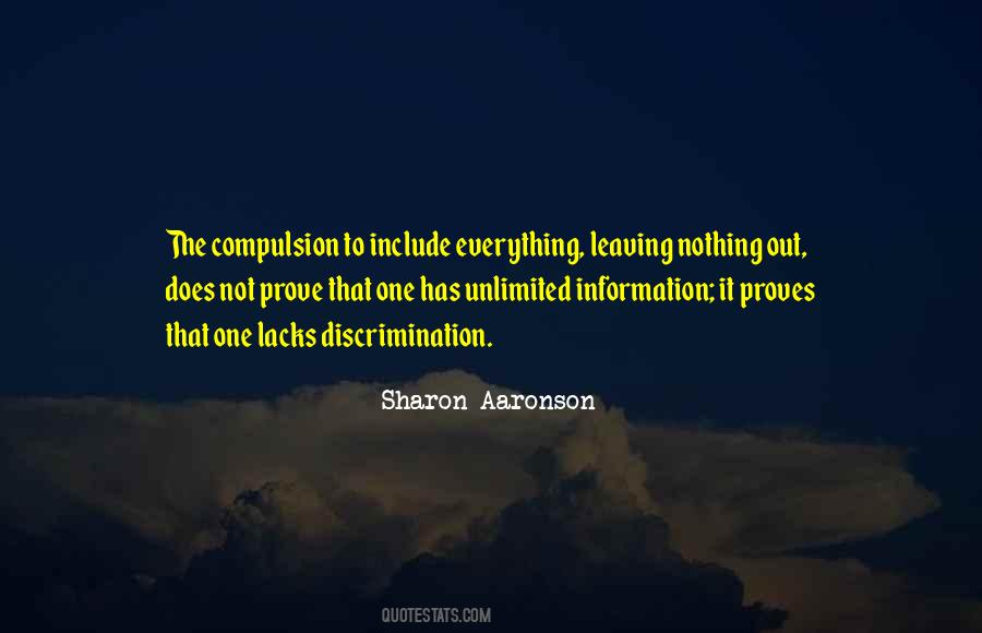 Sharon Aaronson Quotes #483306