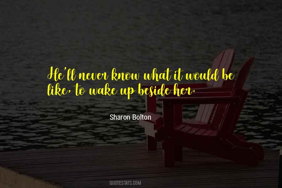 Sharon Bolton Quotes #506800