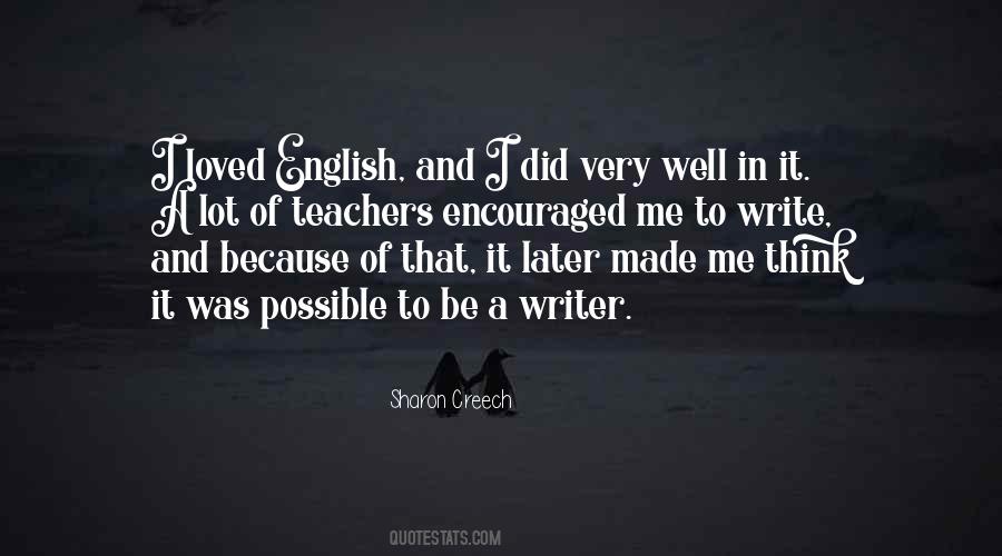 Sharon Creech Quotes #933700