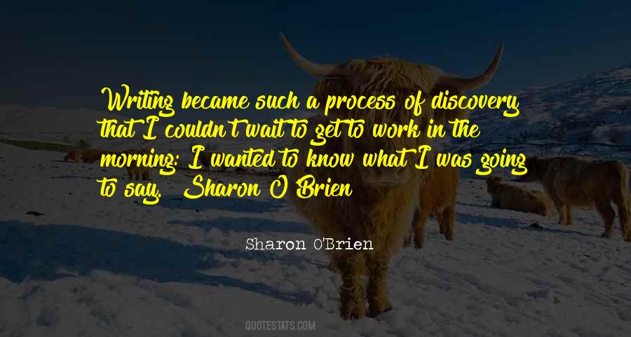 Sharon O'Brien Quotes #1532486