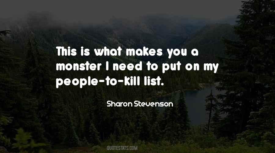 Sharon Stevenson Quotes #1479164