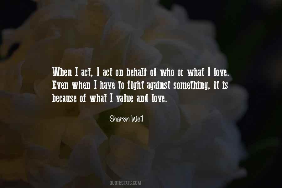 Sharon Weil Quotes #1641395