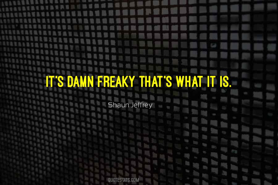 Shaun Jeffrey Quotes #1344510