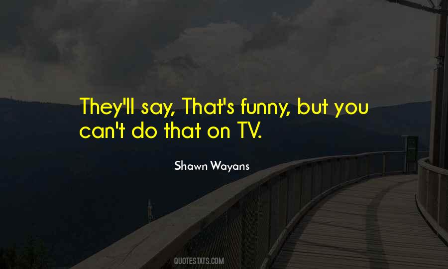Shawn Wayans Quotes #875469