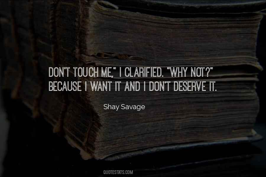 Shay Savage Quotes #1798789