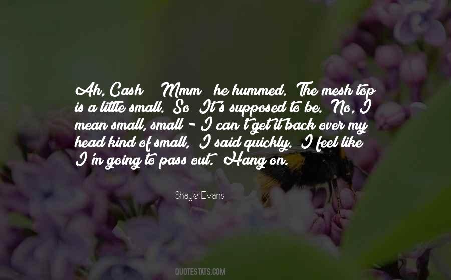 Shaye Evans Quotes #1357212