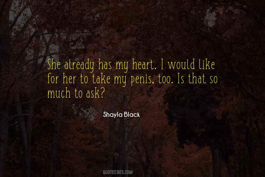 Shayla Black Quotes #48566