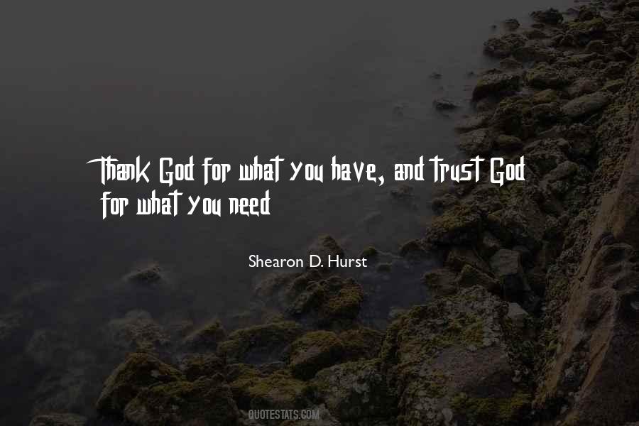 Shearon D. Hurst Quotes #1761344