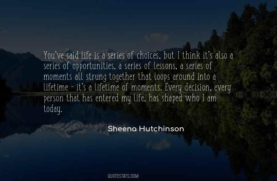 Sheena Hutchinson Quotes #1113793