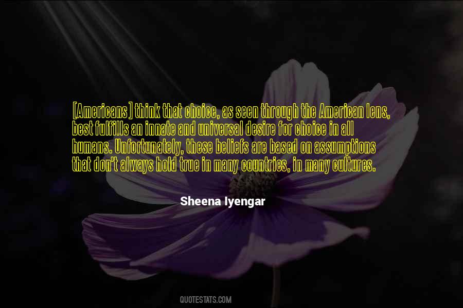 Sheena Iyengar Quotes #875363