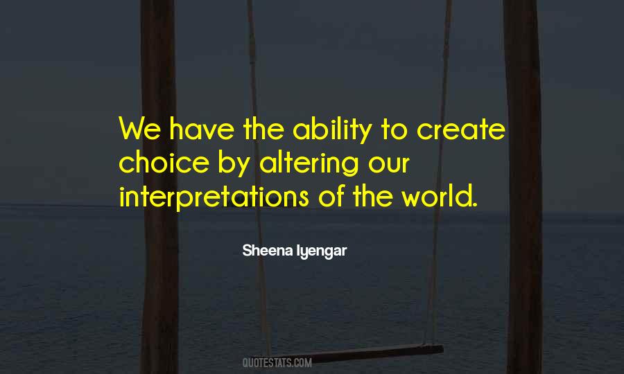 Sheena Iyengar Quotes #925285