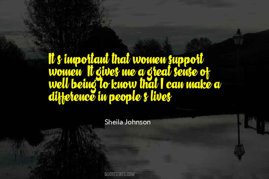 Sheila Johnson Quotes #173978