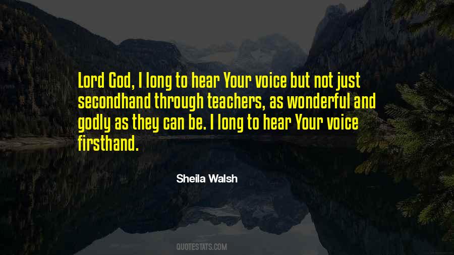 Sheila Walsh Quotes #1635138