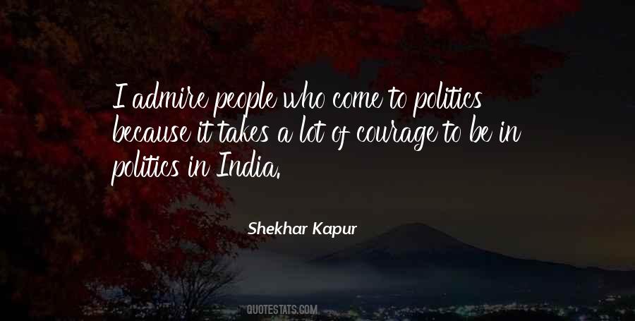 Shekhar Kapur Quotes #1675700