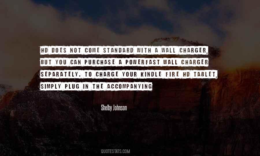 Shelby Johnson Quotes #1280261