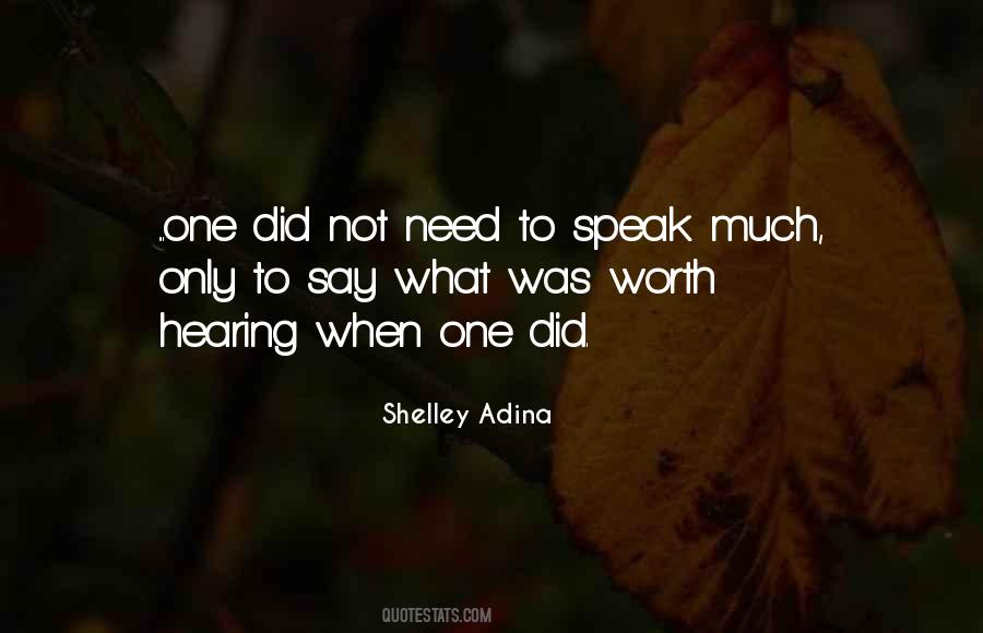 Shelley Adina Quotes #113179