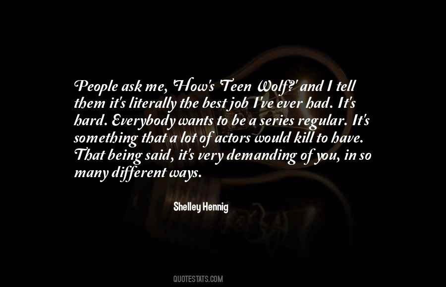 Shelley Hennig Quotes #1213303