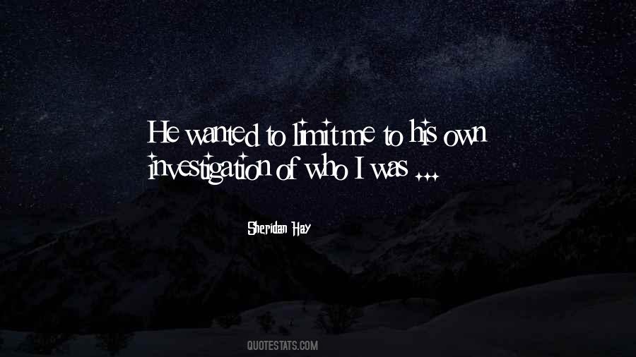 Sheridan Hay Quotes #184141
