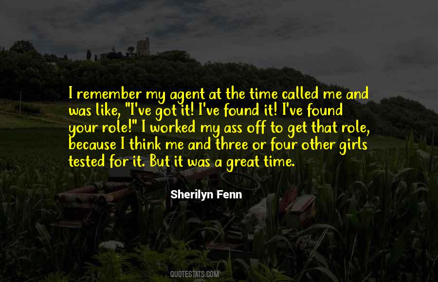 Sherilyn Fenn Quotes #1792593