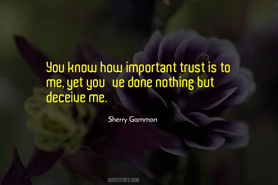 Sherry Gammon Quotes #219631