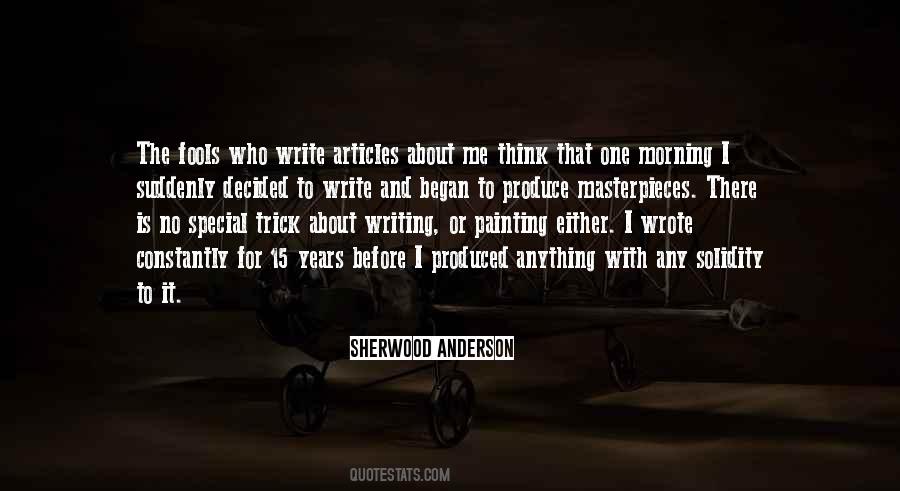 Sherwood Anderson Quotes #1192926