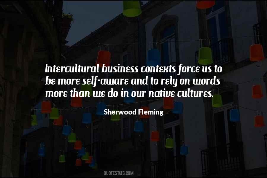 Sherwood Fleming Quotes #852095