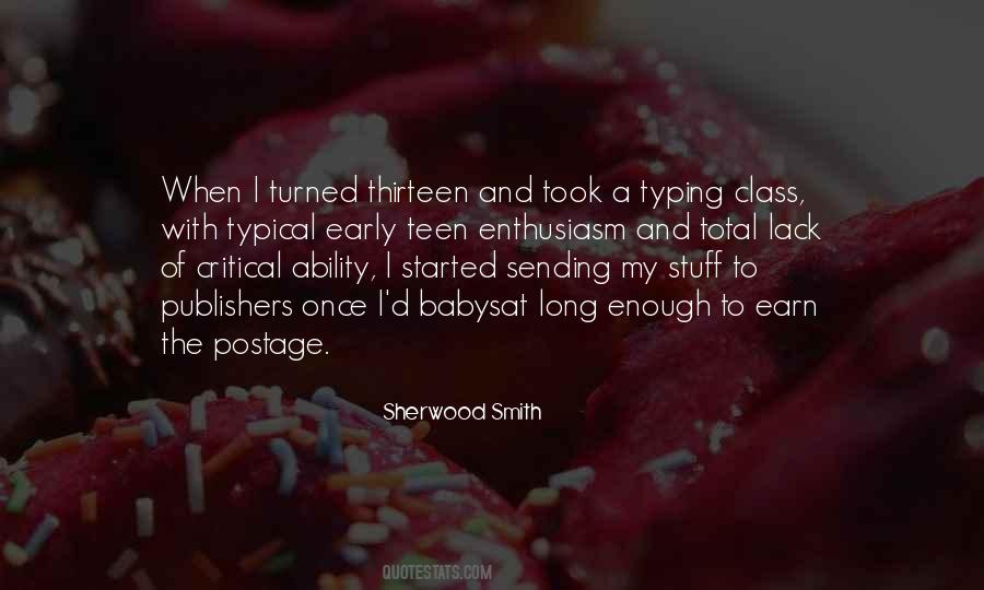 Sherwood Smith Quotes #341580