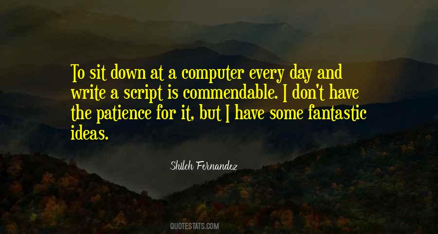 Shiloh Fernandez Quotes #1844155