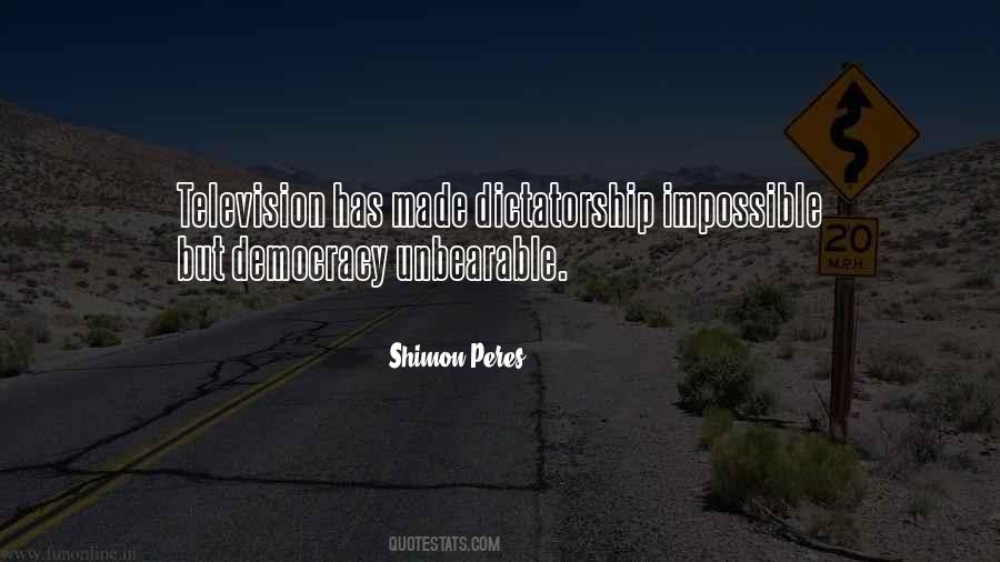 Shimon Peres Quotes #1533919