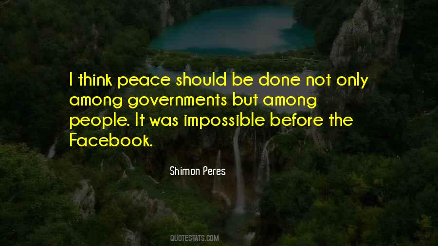 Shimon Peres Quotes #424502