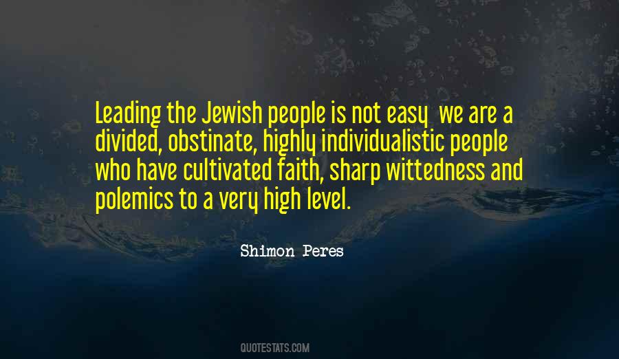 Shimon Peres Quotes #468506