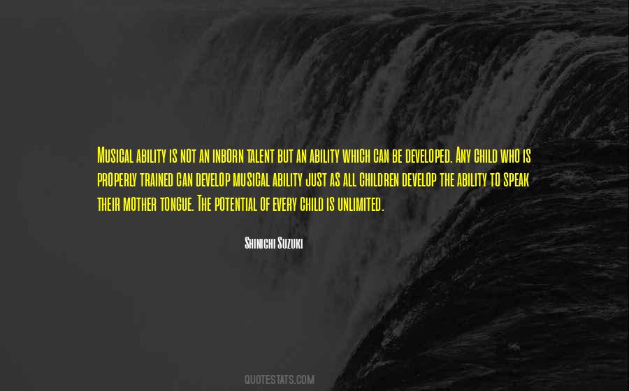 Shinichi Suzuki Quotes #1266140