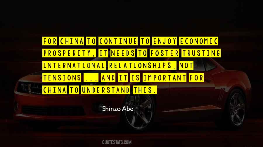Shinzo Abe Quotes #1252473