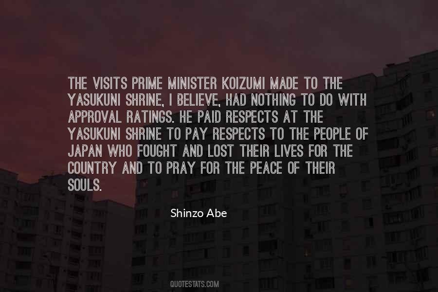 Shinzo Abe Quotes #1402270