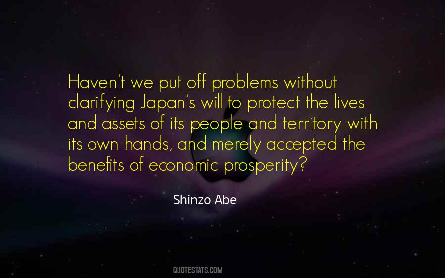 Shinzo Abe Quotes #1624655