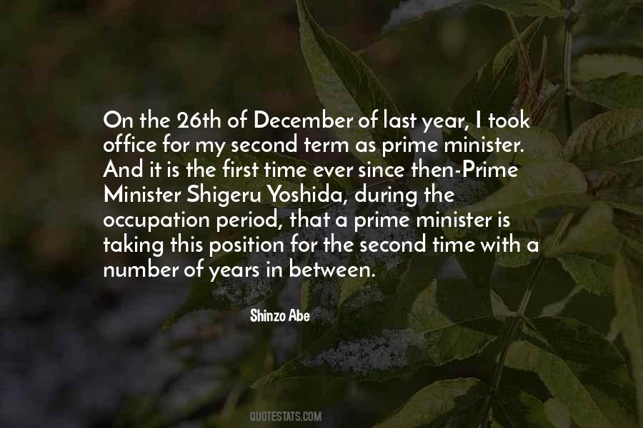 Shinzo Abe Quotes #1641904