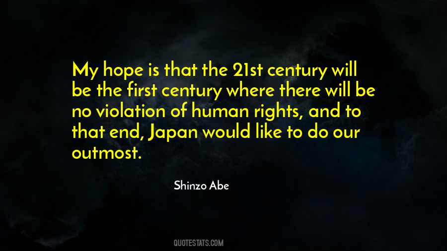 Shinzo Abe Quotes #1805679