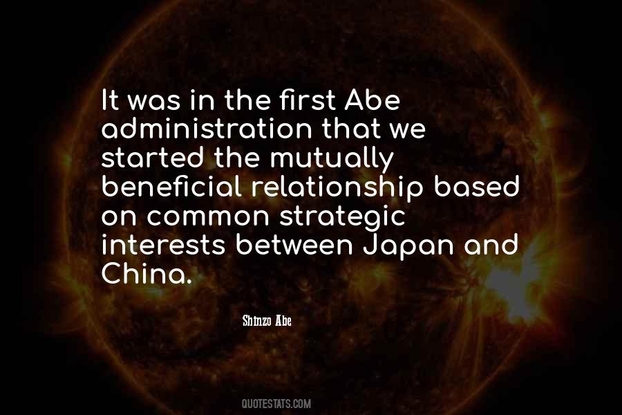 Shinzo Abe Quotes #369256