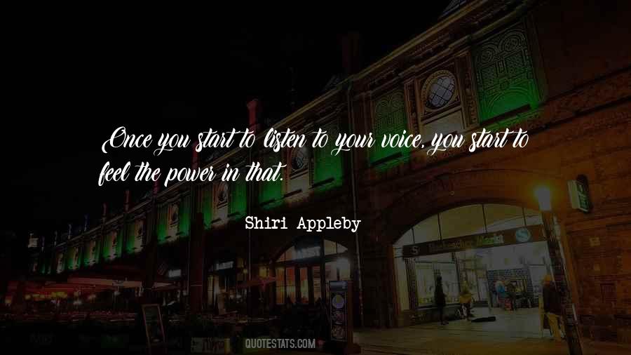 Shiri Appleby Quotes #628076