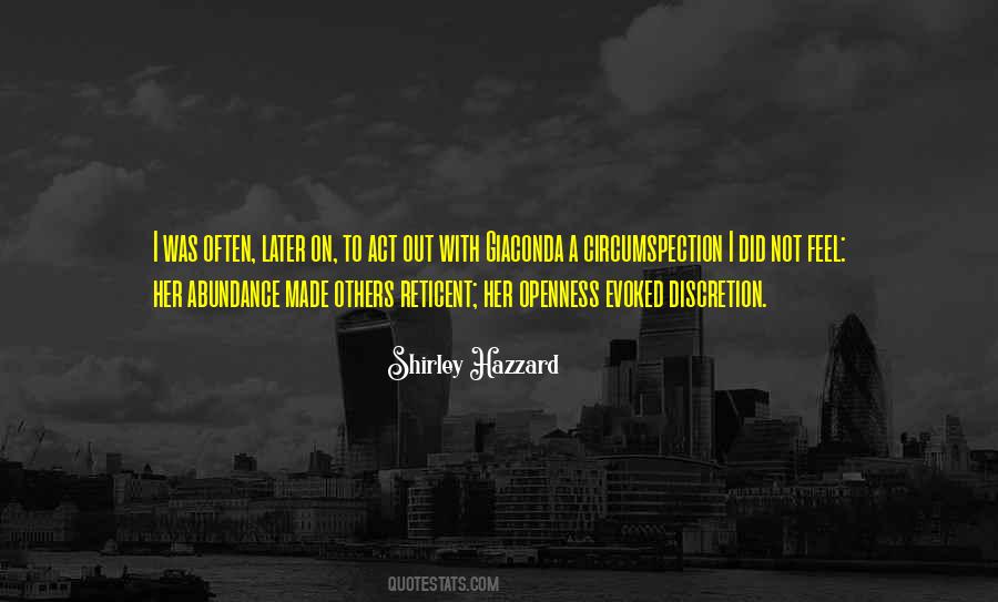 Shirley Hazzard Quotes #1124585